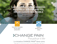 Tablet Screenshot of change-pain.org