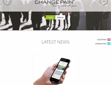 Tablet Screenshot of change-pain.co.uk