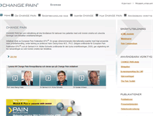 Tablet Screenshot of change-pain.se